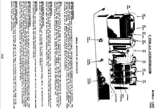 Silvertone 7030 Ch= 114; Sears, Roebuck & Co. (ID = 1306113) Radio