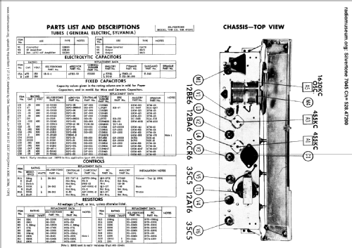 Silvertone 7045A Ch= 528.47210; Sears, Roebuck & Co. (ID = 2402087) Radio