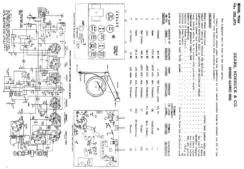 Silvertone 7049 Ch= 101.672; Sears, Roebuck & Co. (ID = 663295) Radio