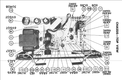 Silvertone 7061 Ch= 528.46200; Sears, Roebuck & Co. (ID = 2417672) Radio