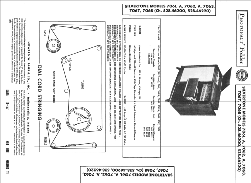 Silvertone 7061 Ch= 528.46200; Sears, Roebuck & Co. (ID = 2417674) Radio