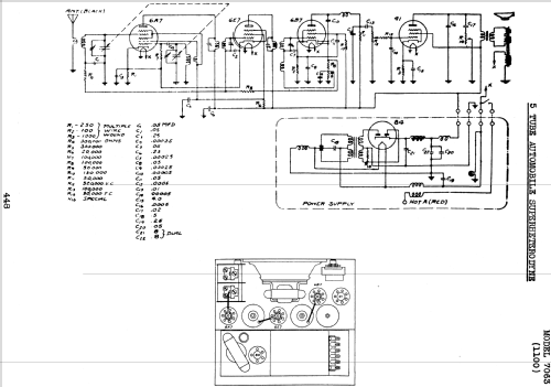 Silvertone 7063 ; Sears, Roebuck & Co. (ID = 1348718) Car Radio