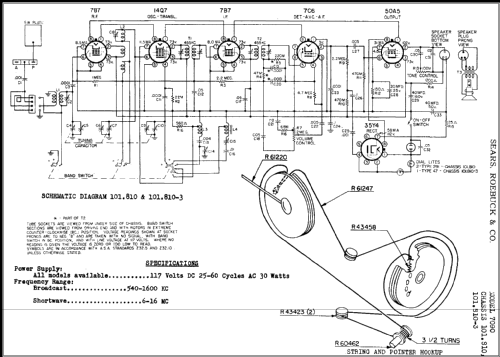 Silvertone 7090 Ch= 101.810; Sears, Roebuck & Co. (ID = 362193) Radio