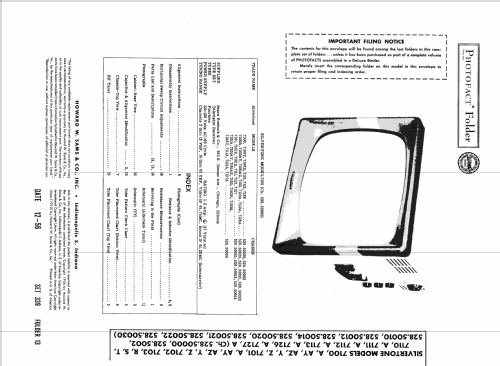 Silvertone 7100 Ch= 528.50000; Sears, Roebuck & Co. (ID = 2017349) Television