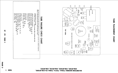 Silvertone 7106A Ch= 528.49200; Sears, Roebuck & Co. (ID = 2470318) Televisore