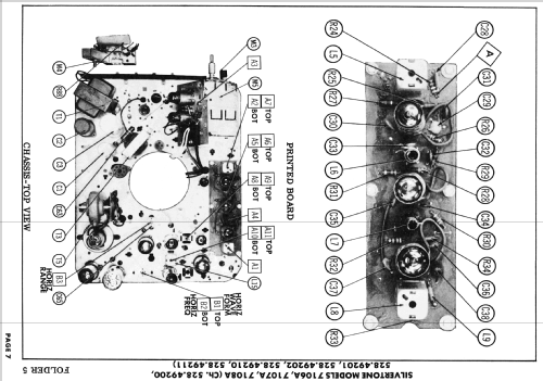 Silvertone 7106A Ch= 528.49200; Sears, Roebuck & Co. (ID = 2470324) Televisore