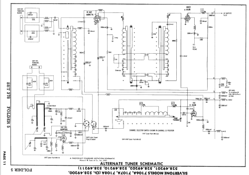 Silvertone 7107A Ch= 528.49210; Sears, Roebuck & Co. (ID = 2470438) Television