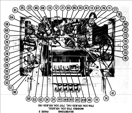 Silvertone 7116 Ch= 101.825; Sears, Roebuck & Co. (ID = 826882) Radio