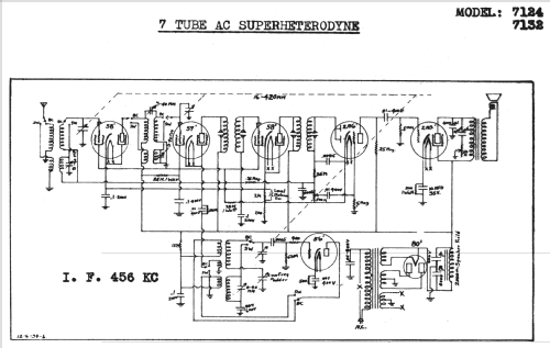 Silvertone 7124 ; Sears, Roebuck & Co. (ID = 1286495) Radio