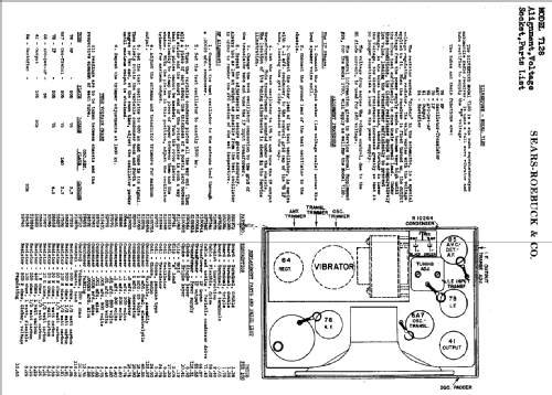 Silvertone 7128 ; Sears, Roebuck & Co. (ID = 666613) Car Radio