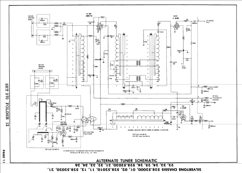 Silvertone 7132 Ch= 528.52000; Sears, Roebuck & Co. (ID = 2433126) Television