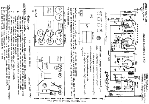 Silvertone 7133 ; Sears, Roebuck & Co. (ID = 666678) Radio