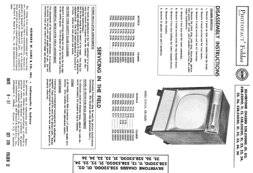 Silvertone 7133 Ch= 528.52036; Sears, Roebuck & Co. (ID = 2436078) Télévision