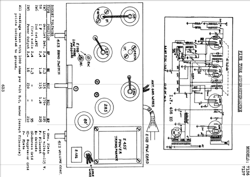 Silvertone 7137 ; Sears, Roebuck & Co. (ID = 1291776) Radio