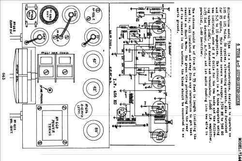 Silvertone 7144 ; Sears, Roebuck & Co. (ID = 1300176) Radio