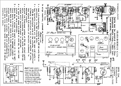 Silvertone 7144 ; Sears, Roebuck & Co. (ID = 666971) Radio