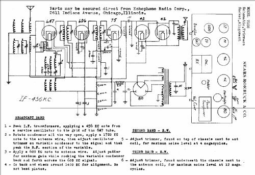 Silvertone 7158 ; Sears, Roebuck & Co. (ID = 667213) Radio