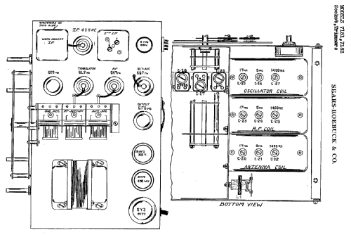 Silvertone 7181 ; Sears, Roebuck & Co. (ID = 667930) Radio