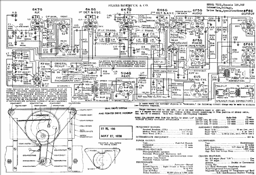 Silvertone 7221 Ch= 126.202; Sears, Roebuck & Co. (ID = 668072) Radio