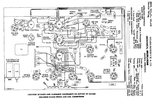 Silvertone 7221 Ch= 126.202; Sears, Roebuck & Co. (ID = 668074) Radio