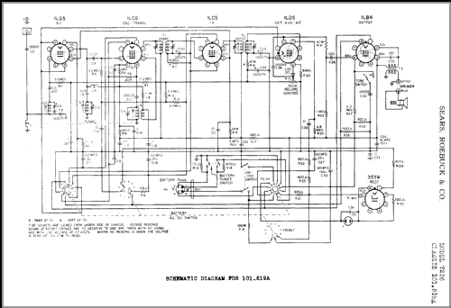 Silvertone 7226 Ch= 101.819A; Sears, Roebuck & Co. (ID = 362293) Radio