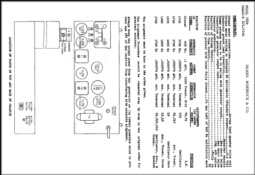 Silvertone 7226 Ch= 101.819A; Sears, Roebuck & Co. (ID = 362294) Radio