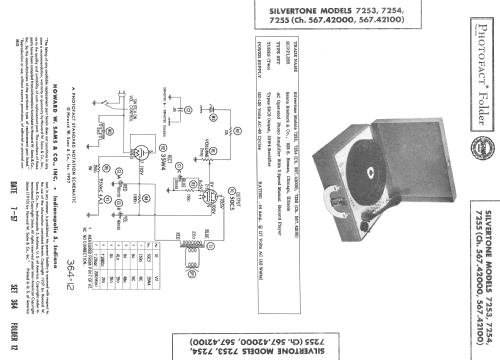 Silvertone 7253 Ch= 567.42100; Sears, Roebuck & Co. (ID = 2408726) Ampl/Mixer