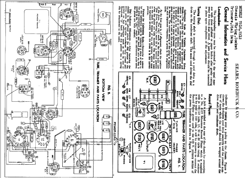 Silvertone 7312 Ch= 126.221; Sears, Roebuck & Co. (ID = 695290) Radio