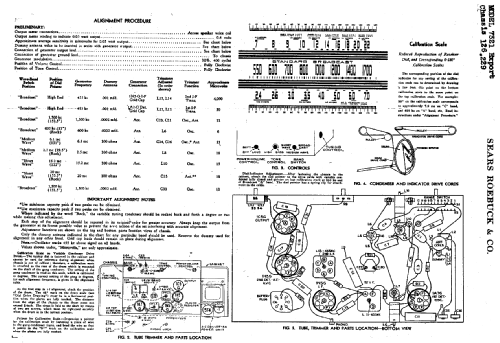 Silvertone 7321 Ch= 126.229; Sears, Roebuck & Co. (ID = 695803) Radio