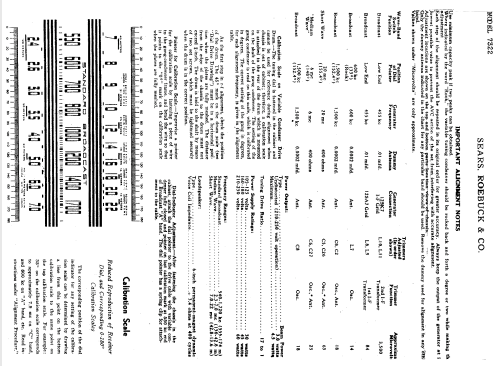 Silvertone 7322 Ch= 126.231; Sears, Roebuck & Co. (ID = 695844) Radio