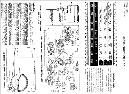 Silvertone 7330 Ch= 126.227; Sears, Roebuck & Co. (ID = 695596) Radio