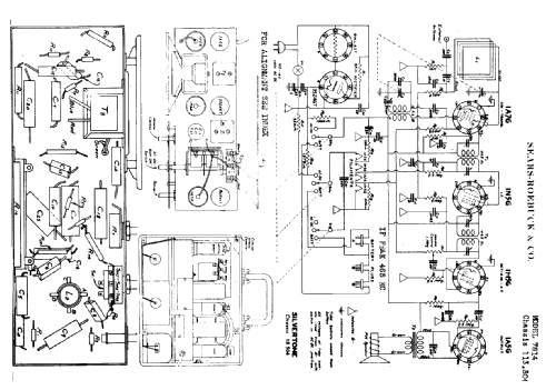 Silvertone 7814 Ch= 113.304, 113.504; Sears, Roebuck & Co. (ID = 668294) Radio