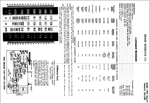 Silvertone 7905 Ch= 126.234; Sears, Roebuck & Co. (ID = 695873) Radio