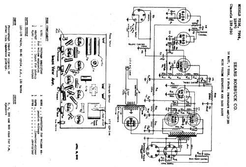 Silvertone 7984 ; Sears, Roebuck & Co. (ID = 688799) Ampl/Mixer