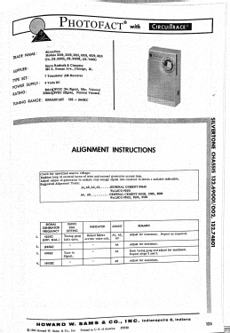 Silvertone 7 Transistor 3208 Order=57H 3208; Sears, Roebuck & Co. (ID = 2854873) Radio