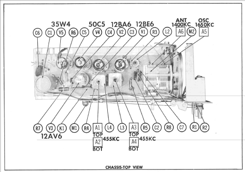 Silvertone 8009 Ch= 132.42800; Sears, Roebuck & Co. (ID = 2554741) Radio