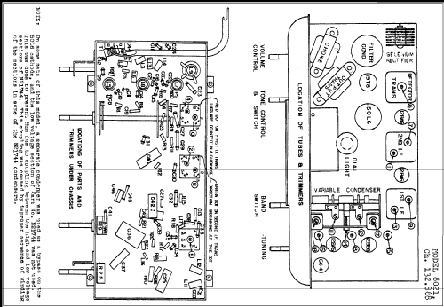 Silvertone 8021 Ch= 132.868; Sears, Roebuck & Co. (ID = 273932) Radio