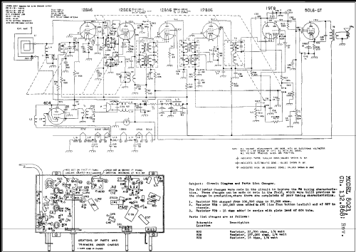 Silvertone 8021 Ch= 132.868; Sears, Roebuck & Co. (ID = 273927) Radio