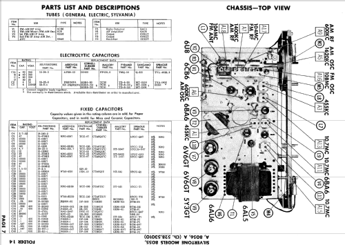 Silvertone 8055 Ch= 528.53010; Sears, Roebuck & Co. (ID = 733735) Radio