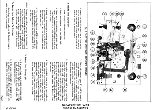 Silvertone 8074 Ch= 528.59051 Order=57D 08074K; Sears, Roebuck & Co. (ID = 751648) R-Player