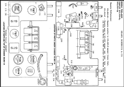 Silvertone 8092 Ch= 101.810-1A; Sears, Roebuck & Co. (ID = 361515) Radio