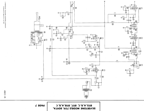 Silvertone 8097 + 8097A Ch= 101.825-4; Sears, Roebuck & Co. (ID = 458470) Radio