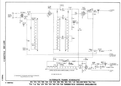 Silvertone 8100BE Ch= 528.50060; Sears, Roebuck & Co. (ID = 2538215) Television