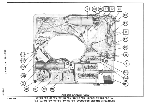 Silvertone 8100BE Ch= 528.50070; Sears, Roebuck & Co. (ID = 2538900) Television