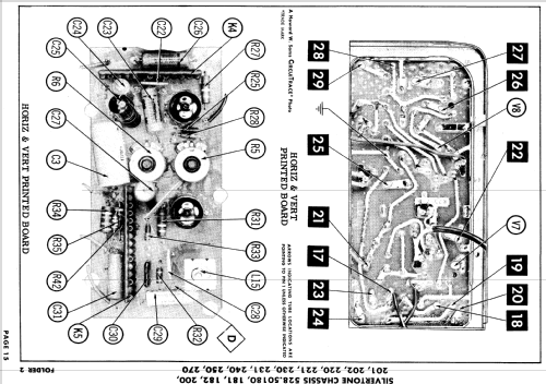 Silvertone 8100BE Ch= 528.50180; Sears, Roebuck & Co. (ID = 785951) Television