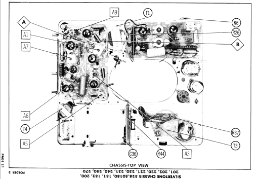 Silvertone 8100BE Ch= 528.50180; Sears, Roebuck & Co. (ID = 785957) Television