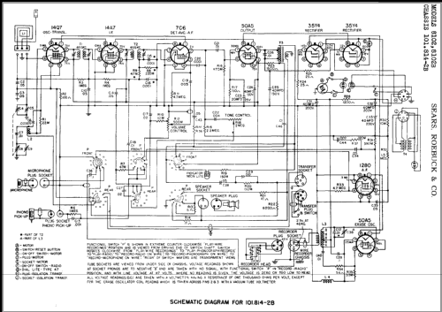 Silvertone Order= 57DM 8102 + 8104 Ch= 101.814-2B; Sears, Roebuck & Co. (ID = 361480) Radio