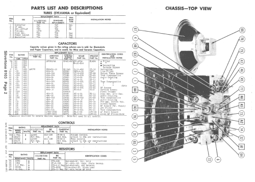 Silvertone 8103 Ch= 110.473; Sears, Roebuck & Co. (ID = 1495038) Radio