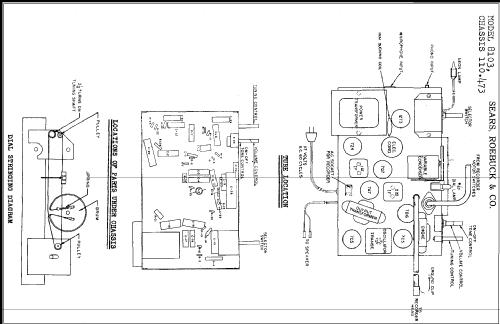 Silvertone 8103 Ch= 110.473; Sears, Roebuck & Co. (ID = 306631) Radio