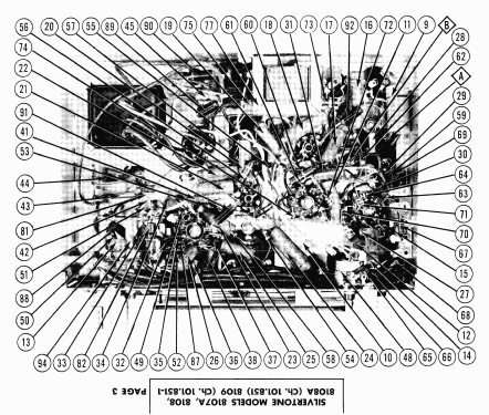 Silvertone 8107 + 8107A Ch= 101.851; Sears, Roebuck & Co. (ID = 458907) Radio